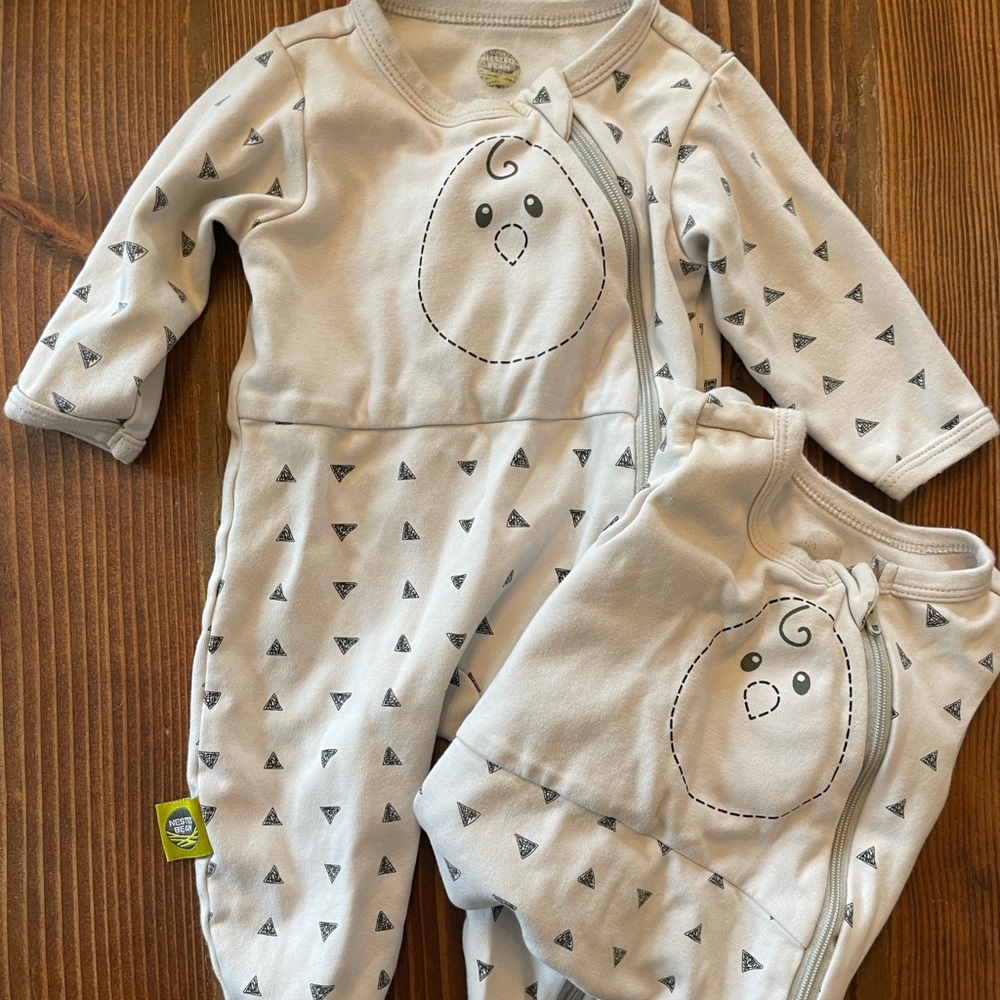 2pk 3-6m Nested Bean weighted sleeper